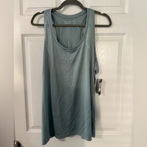 Under Armour Women's Slate Blue Tank Top Loose fit, breathable.